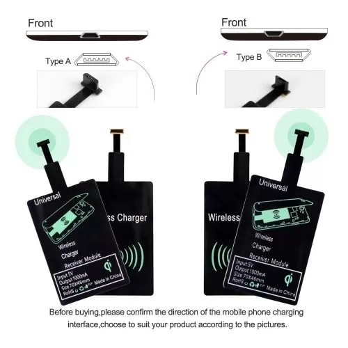 Адаптер Qi wireless charging USB micro  на сайте Megapodarok.su  Адаптер Qi wireless charging USB micro  на сайте Megapodarok.su