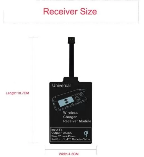 Адаптер Qi wireless charging USB micro  на сайте Megapodarok.su  Адаптер Qi wireless charging USB micro  на сайте Megapodarok.su