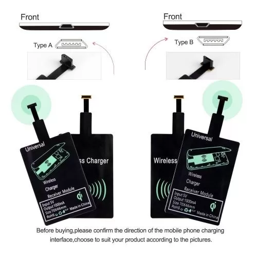 Адаптер Qi wireless charging USB micro  на сайте Megapodarok.su  Адаптер Qi wireless charging USB micro  на сайте Megapodarok.su